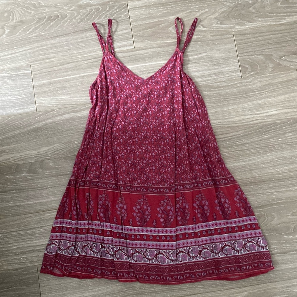 aeo paisley dress